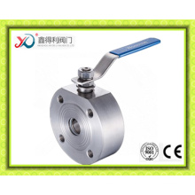 Short Pattern Stainless Steel Wafer Type Ball Valve Pn40